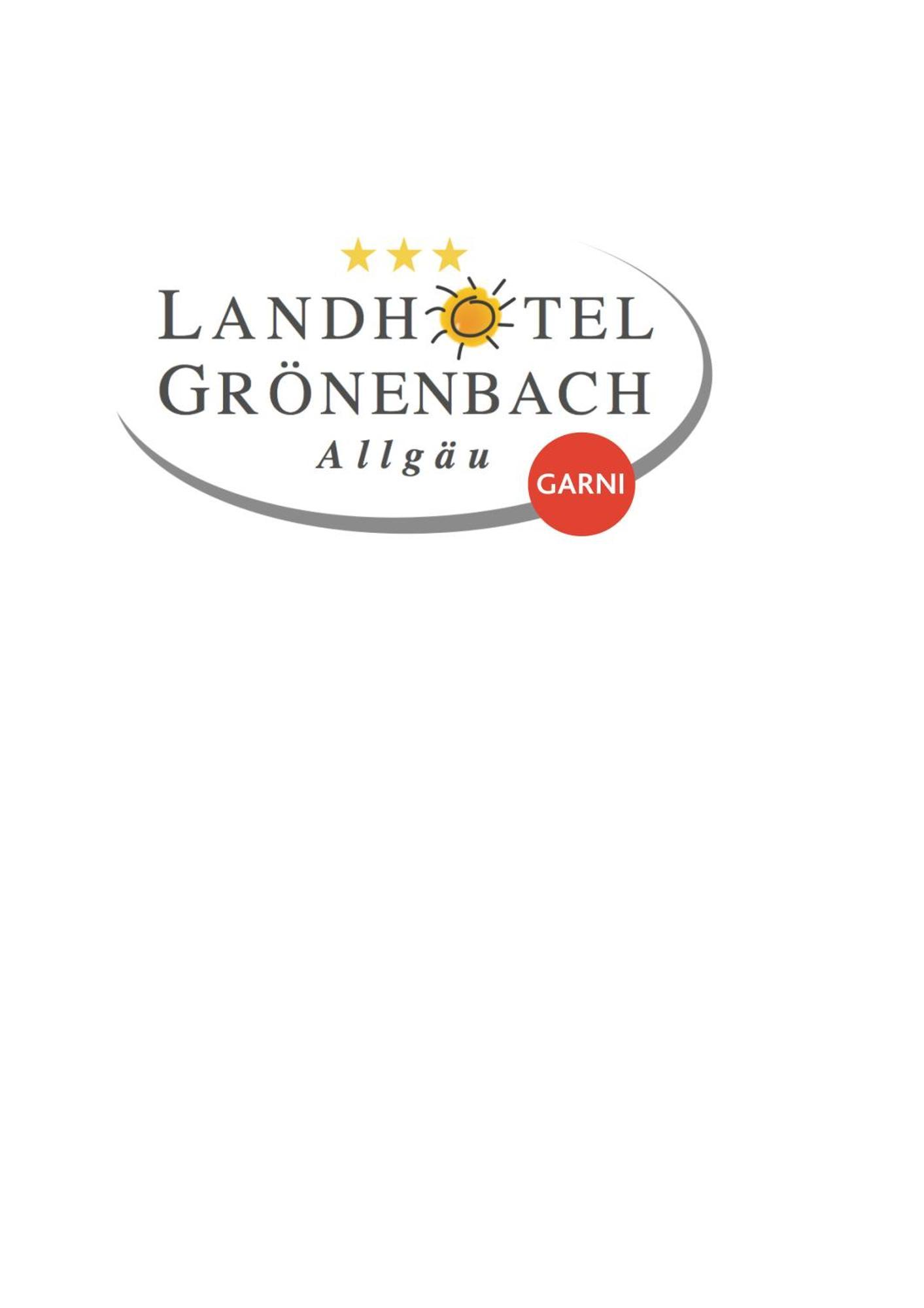 Landhotel Groenenbach Bad Grönenbach Екстериор снимка